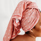 Dusty Pink Polka Dot Tee-Owel — Curlykiet Edition - Standard Size - towel