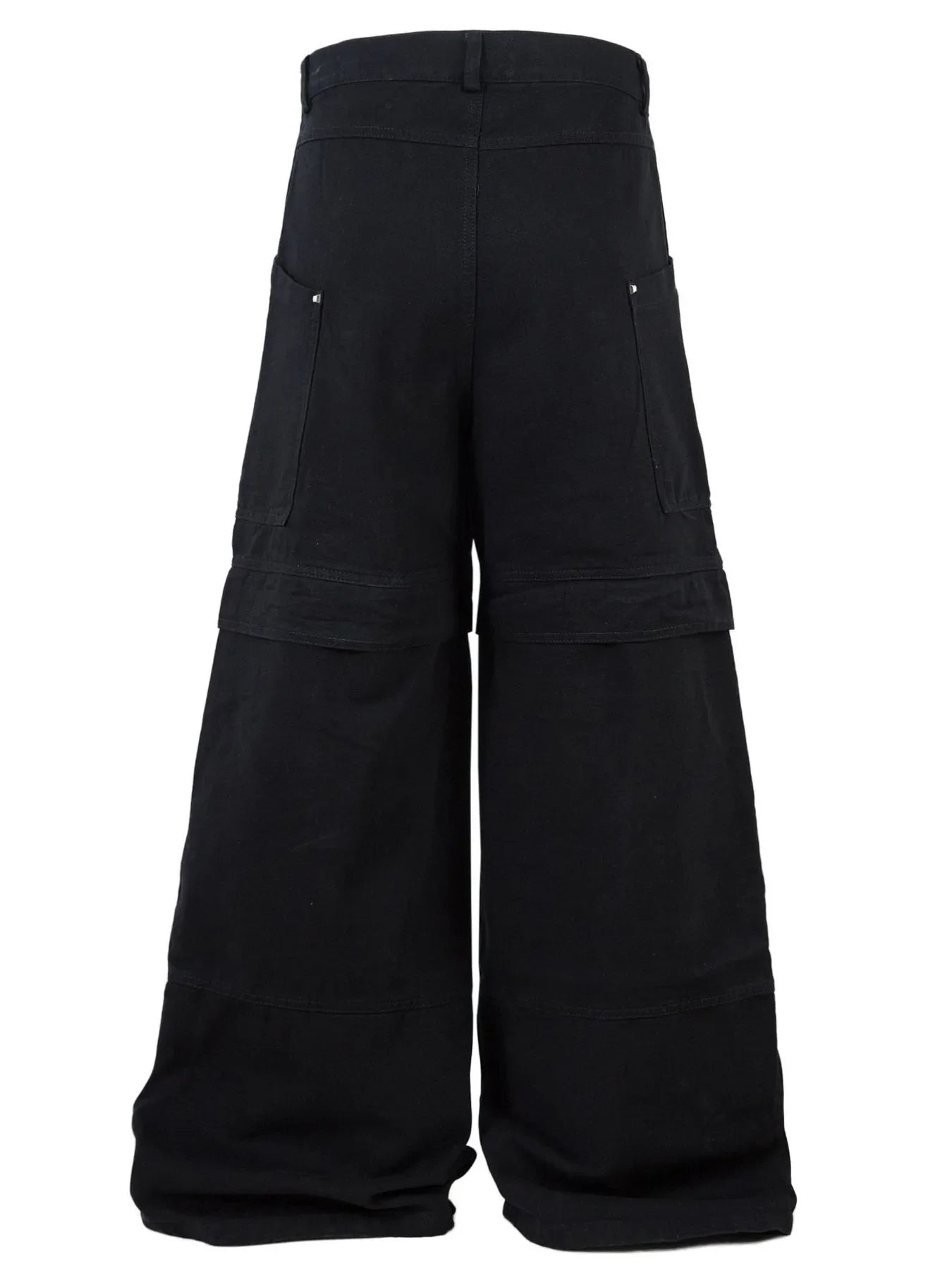 Men's Wide Leg Cargo Jeans - -
