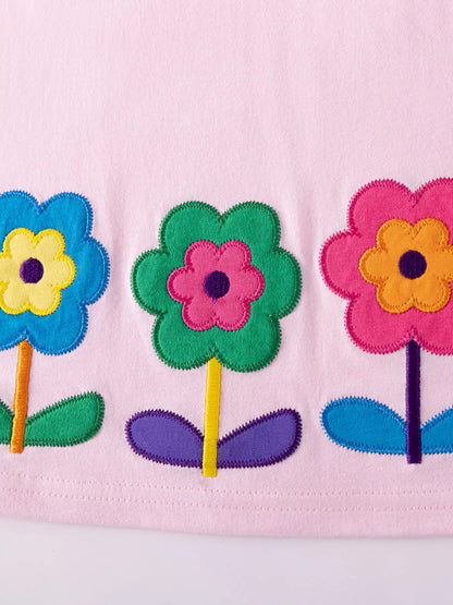 Children's Floral Top & Capri Pants Set - -