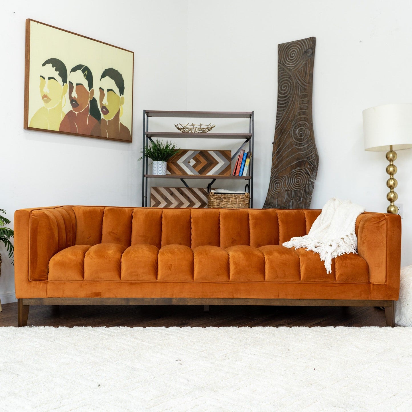 Melissa - Mid Century Modern Sofa- HouseOfZazla- {{Product type}}