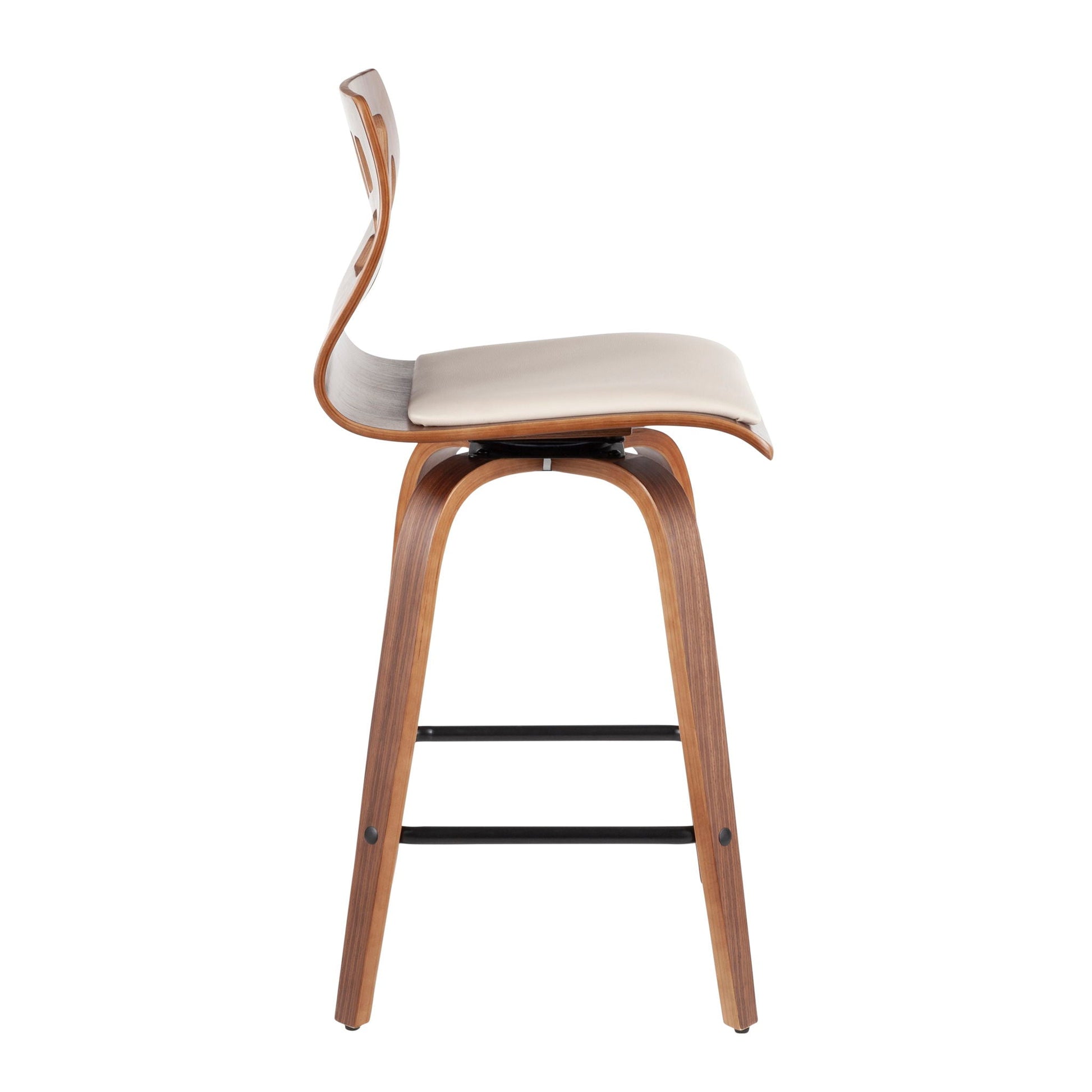 Folia - Mid Century Modern Counter Stool (Set of 2)- Unique Piece Furniture- {{Product type}}
