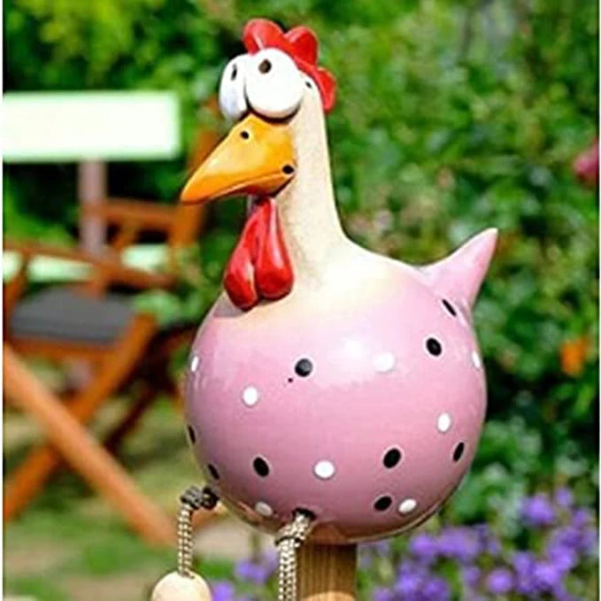 Daze Rooster Hen Resin Statue Garden Figurines for Outdoor Interior Decoration