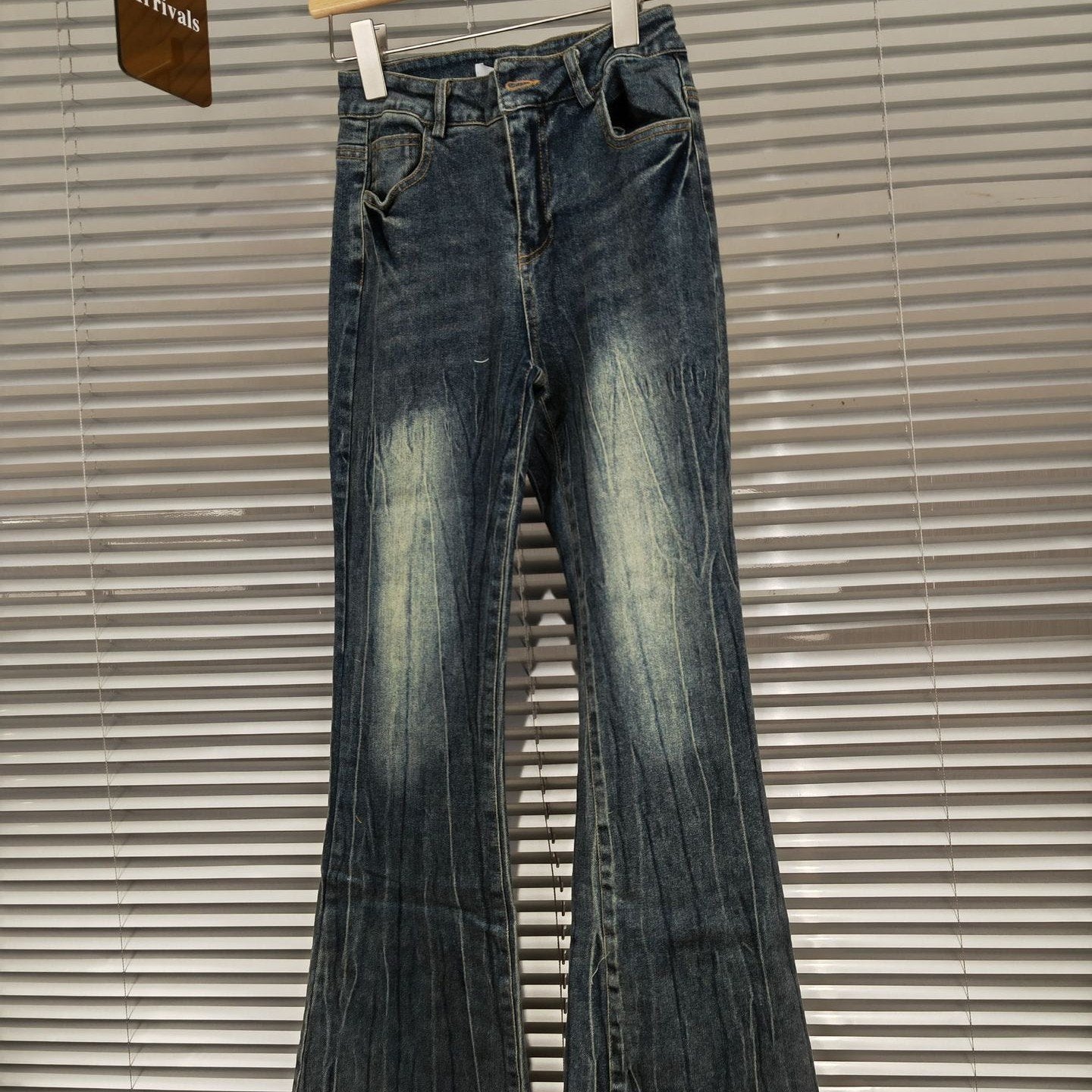 American Retro Design Sheath Jeans - - Women's Fashion - Women's Clothing - Bottoms - Jeans