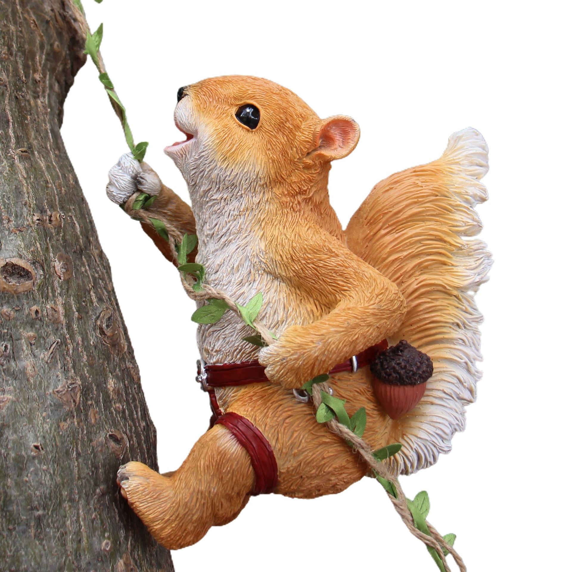 Enchanted Garden Climbers Featuring Squirrels - - yard decoration