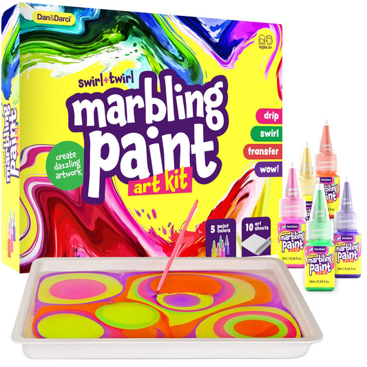 Creative Marbling Paint Set for Kids - Artistic Gifts for Children - n a - paint kit