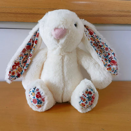 25CM Stuffed Easter Bunny white