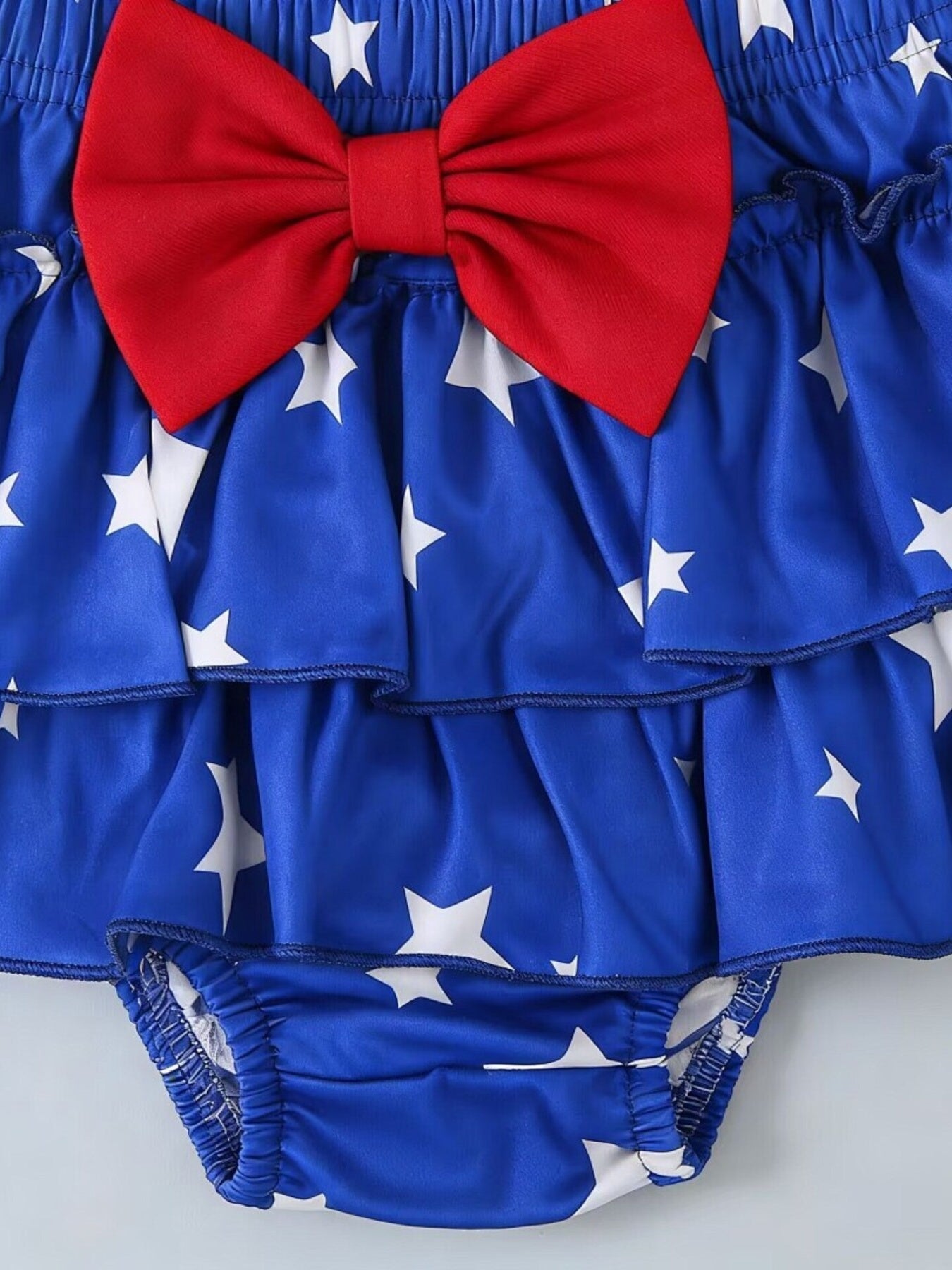 Children's My First 4th of July Bodysuit & Skort & Headband Set - -