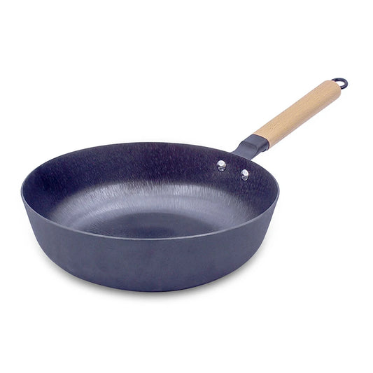 Nonstick Fry Pans With Wood Long Handle