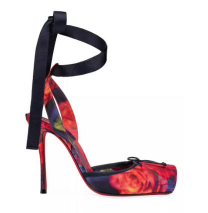 Pig Nose Bow Stiletto Sandals