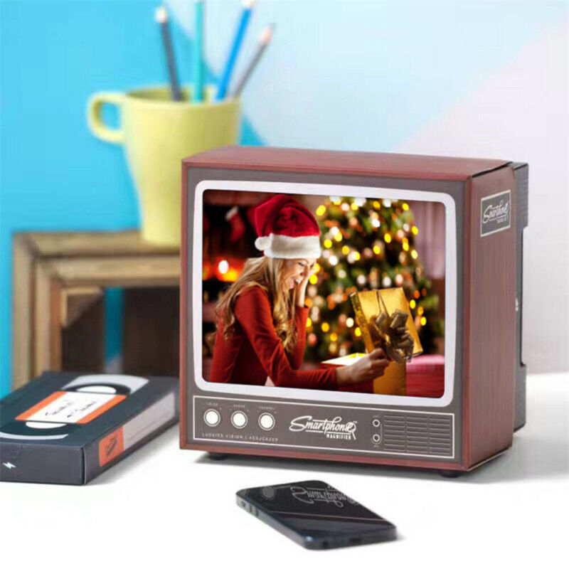 Retro TV Phone Screen Video DIY Enlarger Amplifier Magnifier Retro TV Appearance- V.I.P Digital Presence- {{Product type}}