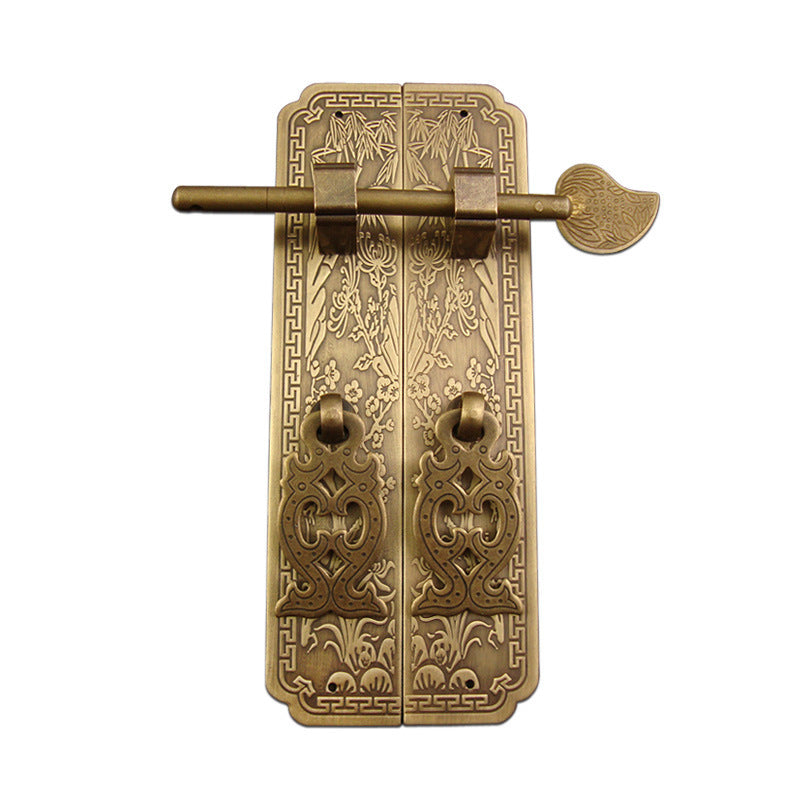 Vintage Pure Copper Antique Chinese Furniture Pure Copper Handle- FLIPSTYLEZLLC- {{Product type}}