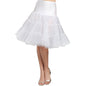 Vintage Charm 50s Rockabilly Petticoat - White Large - White Large - petticoat