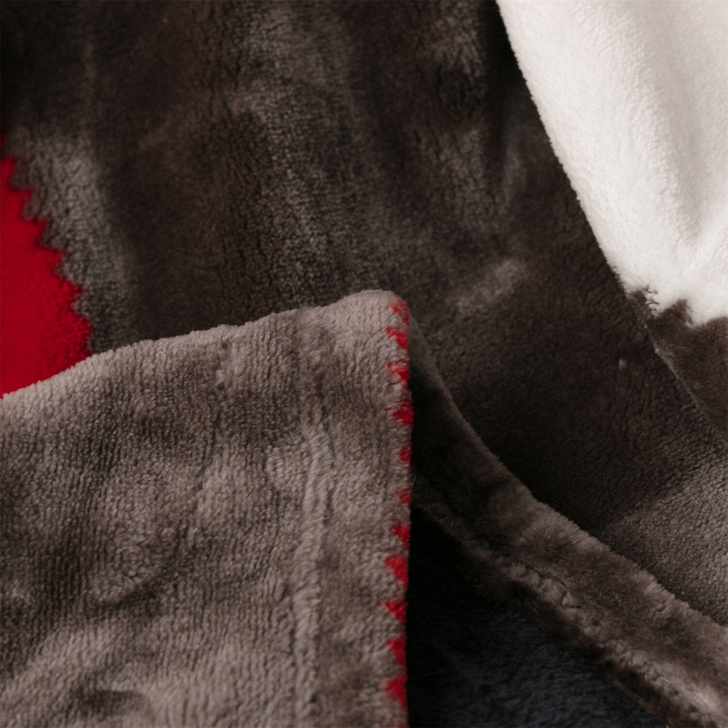 Tache Brown Red Sunset Maple Farmhouse Plaid Patchwork Throw Blanket (4025) - - Blanket