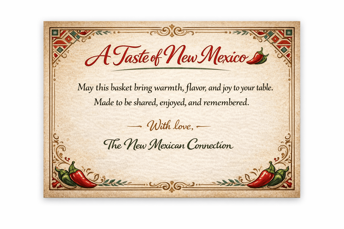 Gift Basket - New Mexico in a Basket - -
