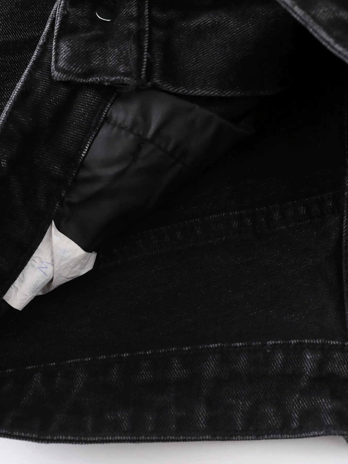 Men's Distressed Denim Shorts with Plaid Patches - -