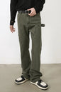 Men's Mid Rise Jeans - Army Green -