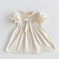 Baby Sleeveless Princess Dress light beige