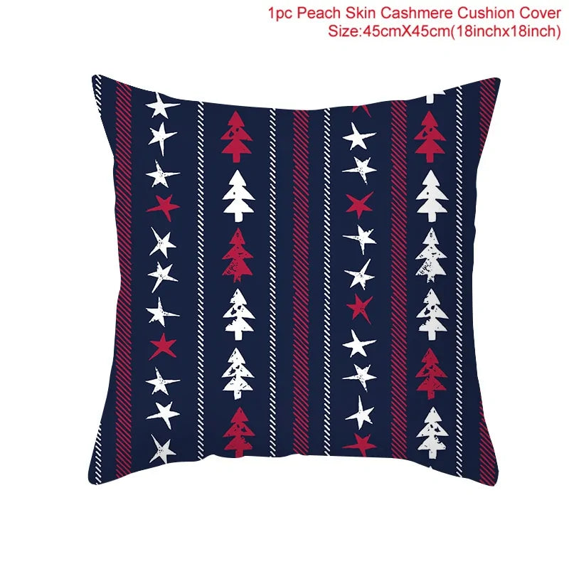 Cartoon Christmas Pillow Cover Kia Day Design