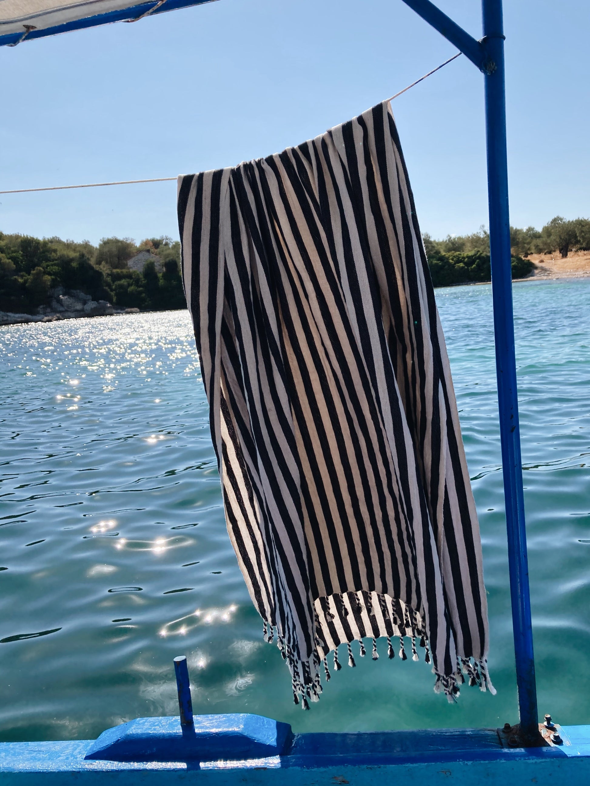 Zebra Cotton Linen Towel - Bath Beach Towel 37'' x 73'' (90 cm x 180 cm) - Towels