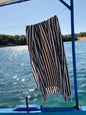 Zebra Cotton Linen Towel - Bath Beach Towel 37'' x 73'' (90 cm x 180 cm) - Towels