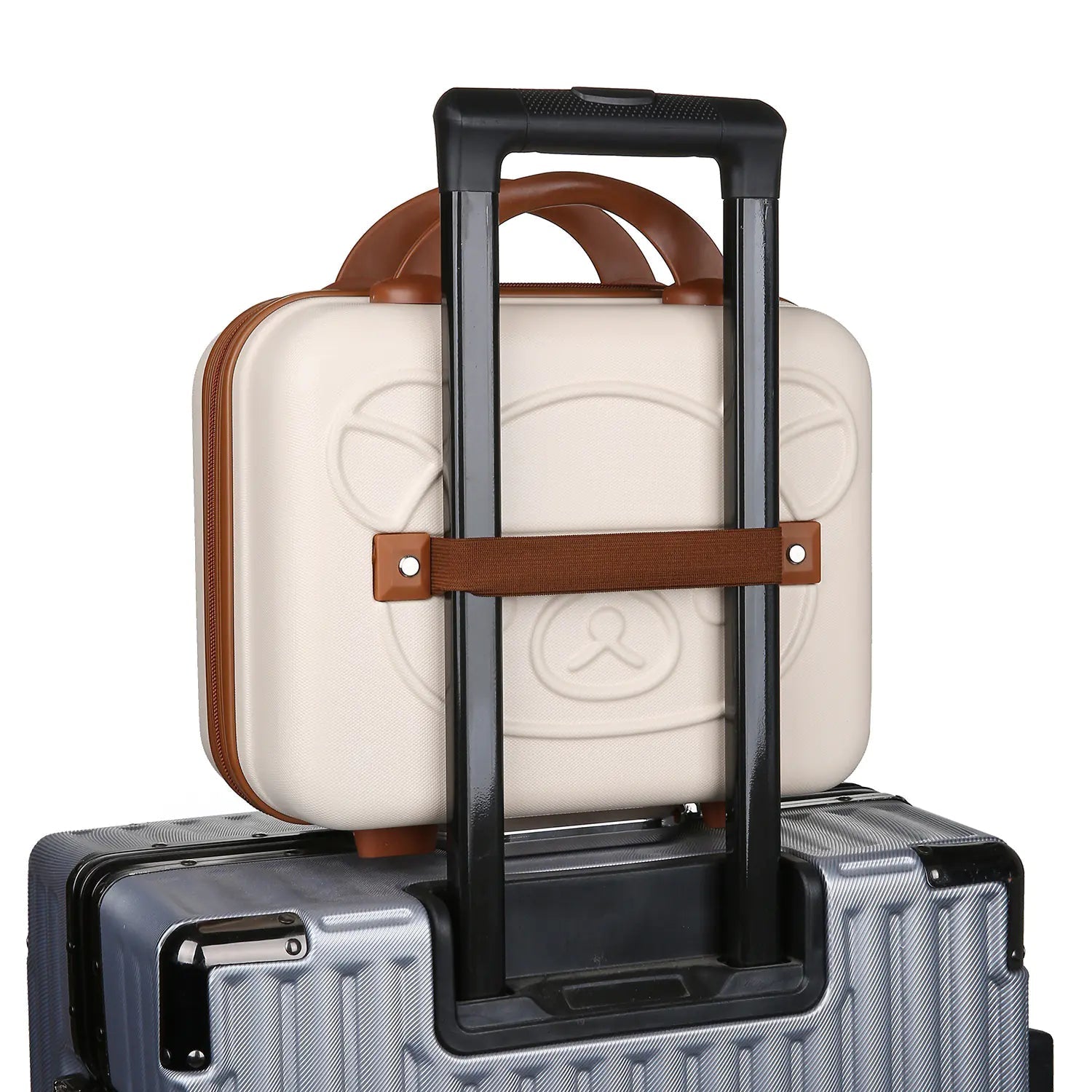 Luxury Cartoon Bear Travel Suitcase for Kids (14-Inch) Kia Day Design