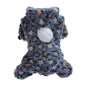 Ultra-Soft Fleece Dog Pajamas blue Small