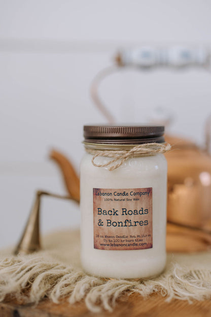 Back Roads & Bonfires Candle - - Candles & Melts