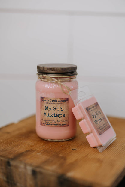 My 90's Mixtape Candle - - Candles & Melts