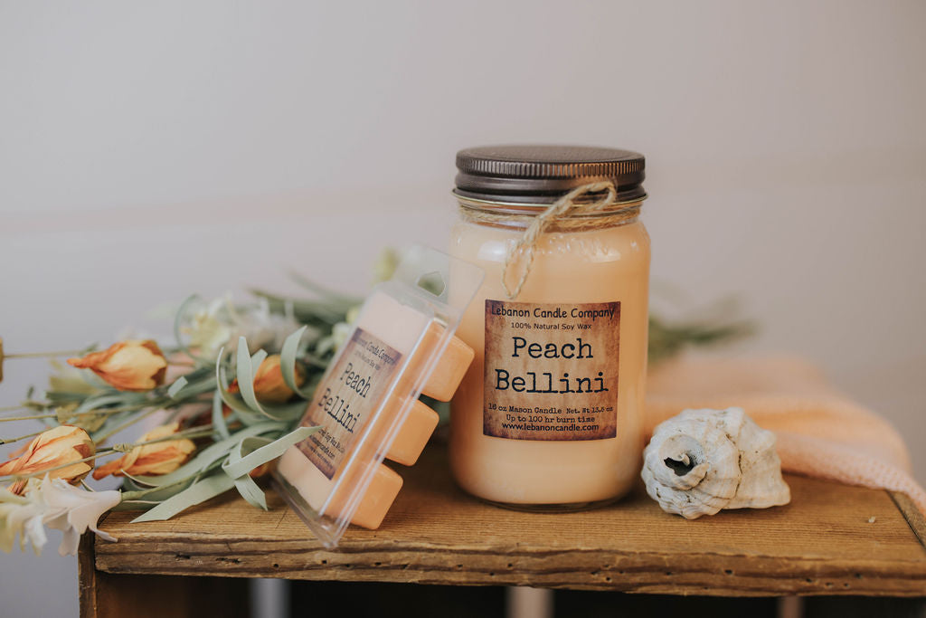 Peach Bellini Candle - - Candles & Melts