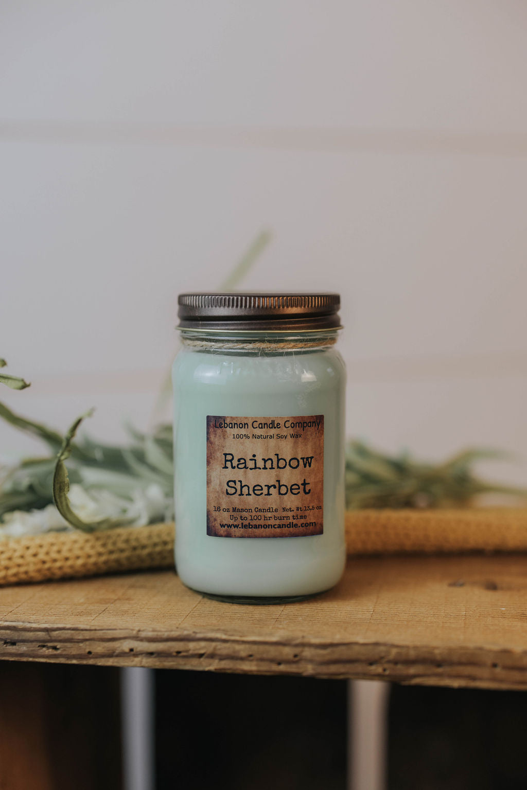 Rainbow Sherbet Candle - - Candles & Melts