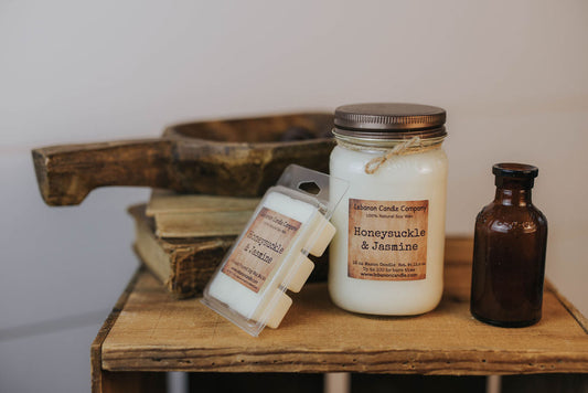 Honeysuckle & Jasmine Candle - - Candles & Melts
