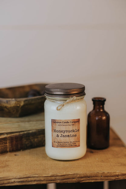 Honeysuckle & Jasmine Candle - - Candles & Melts
