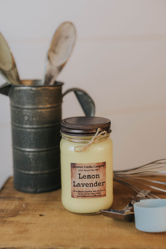 Lemon Lavender Candle - - Candles & Melts
