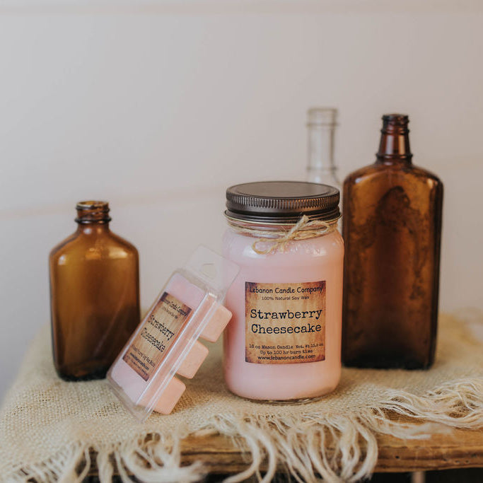 Strawberry Cheesecake Candle - - Candles & Melts