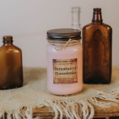 Strawberry Cheesecake Candle - - Candles & Melts