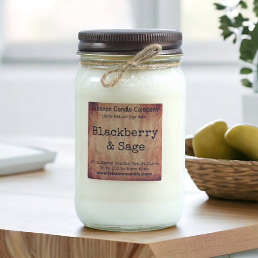 Blackberry & Sage Candle - - Candles & Melts