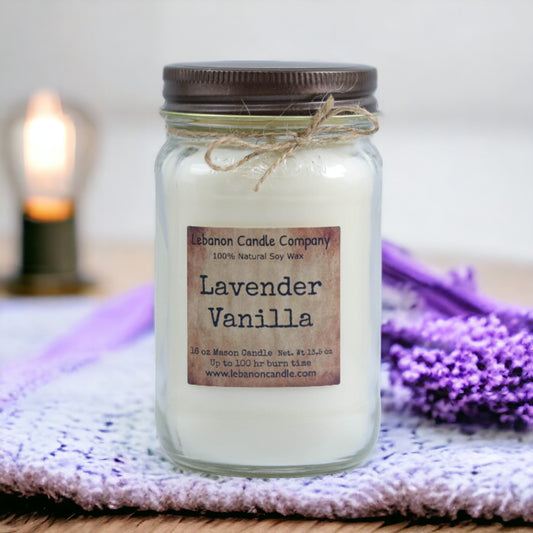 Lavender Vanilla Candle - - Candles & Melts