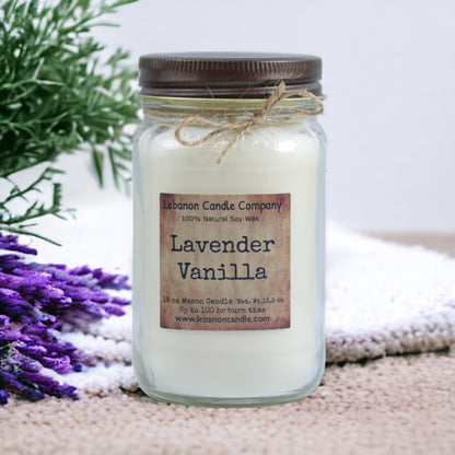 Lavender Vanilla Candle - - Candles & Melts