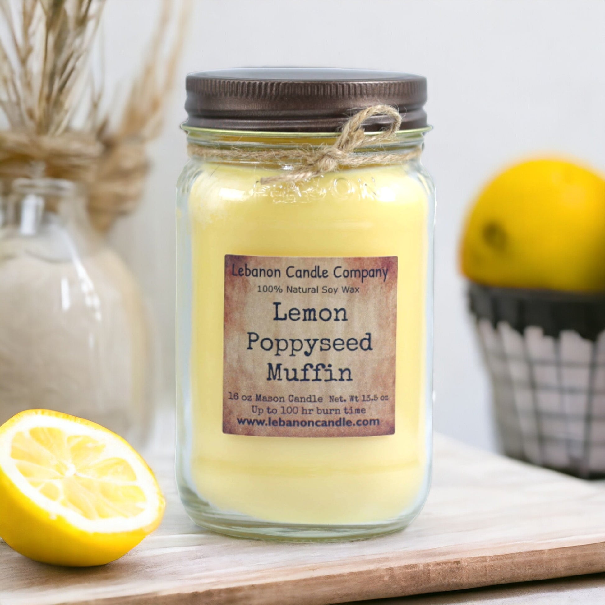 Lemon Poppyseed Muffin Candle - - Candles & Melts