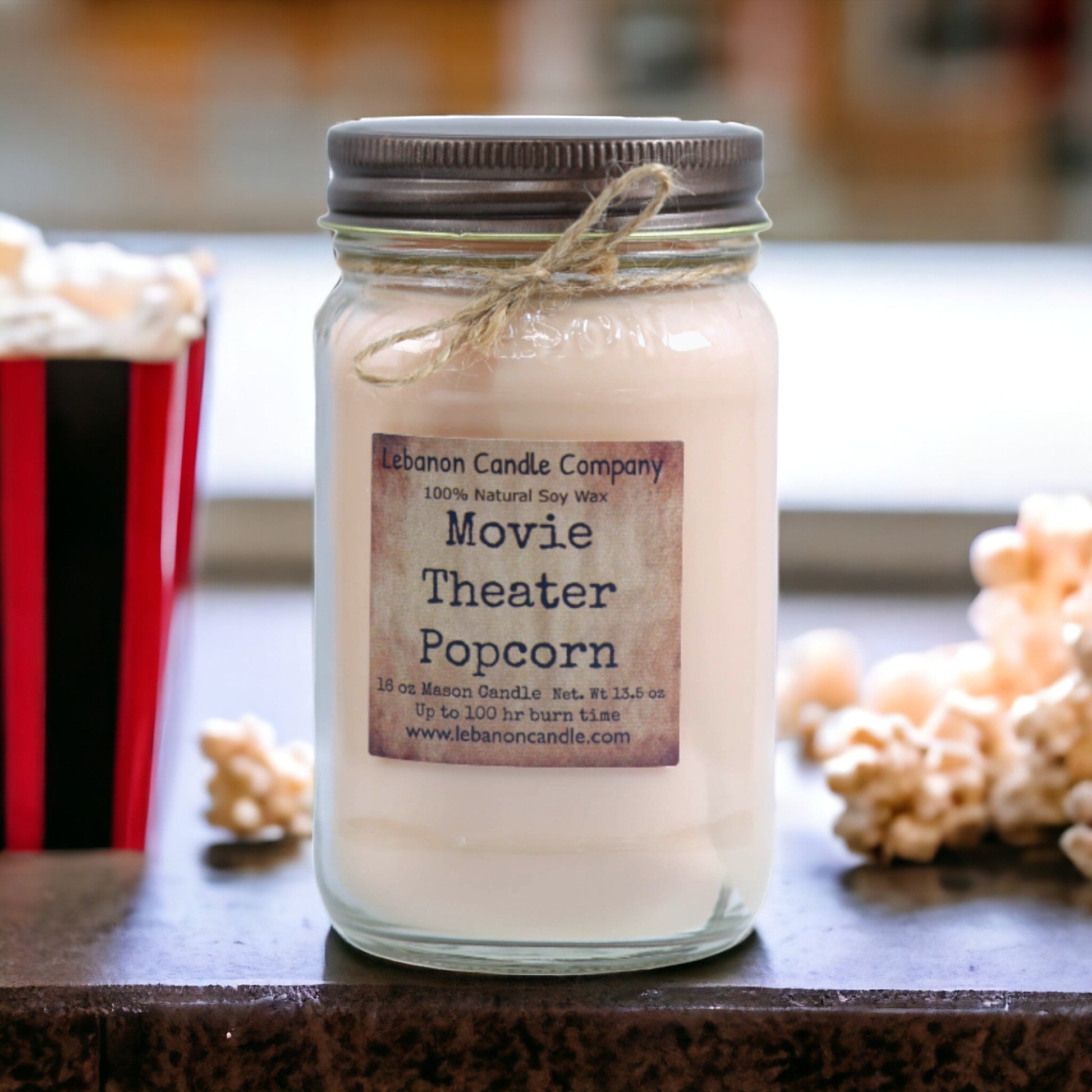 Movie Theater Popcorn Candle - - Candles & Melts