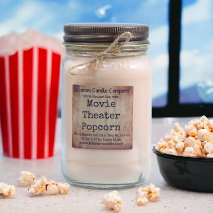 Movie Theater Popcorn Candle - - Candles & Melts