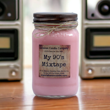 My 90's Mixtape Candle - - Candles & Melts