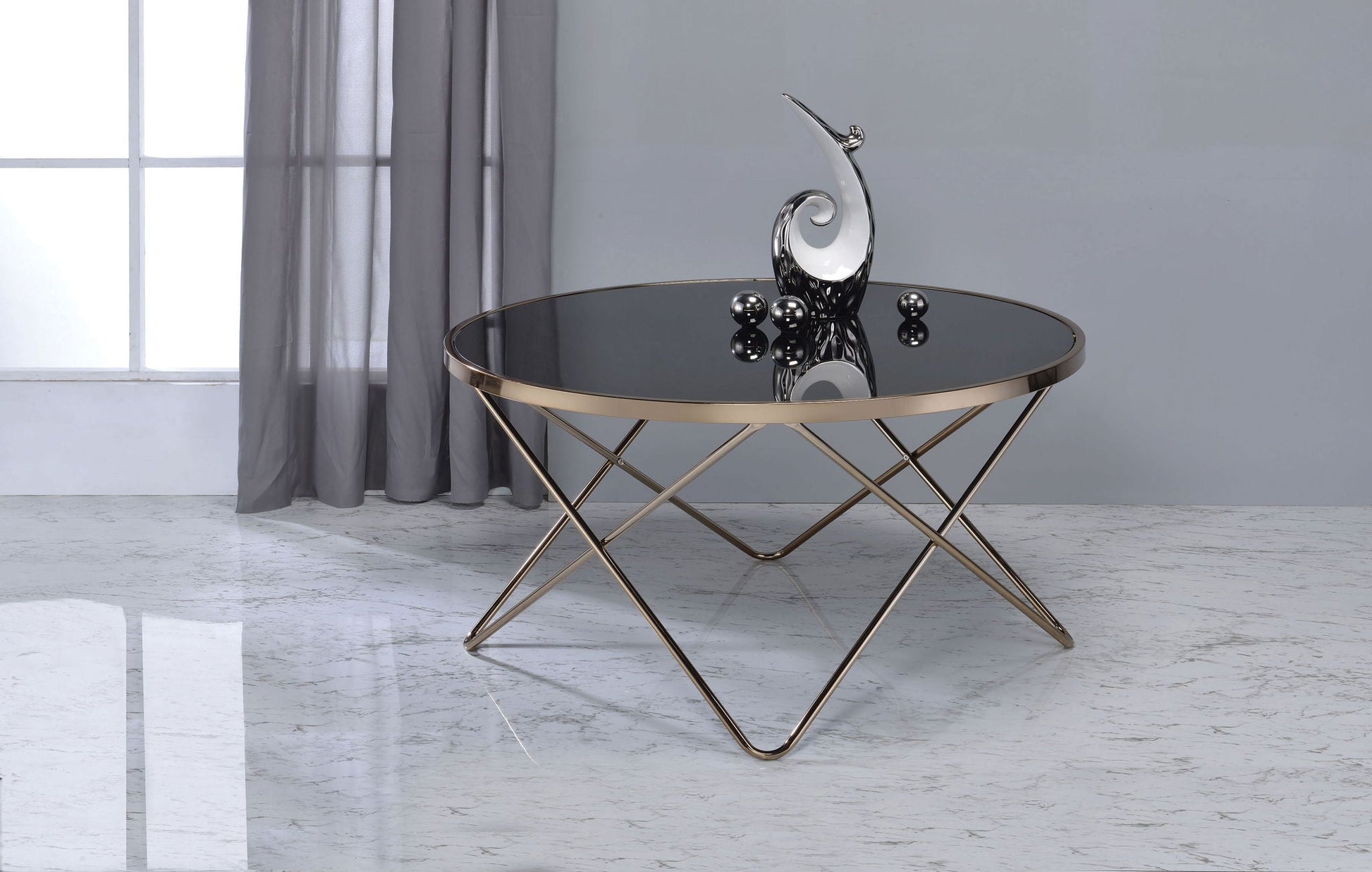 Valora - Glass Coffee Table - - Coffee Tables