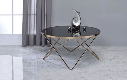 Valora - Glass Coffee Table - Black Coffee Tables - Coffee Tables