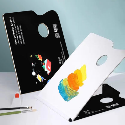 Disposable Tear-Off Palette Pad for Oil/Acrylic/Watercolor