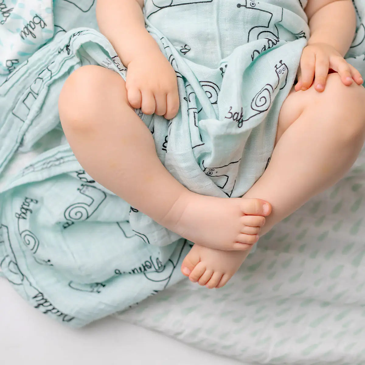 Milk&Moo Set of  2 Sangaloz Baby Muslin Swaddle Blanket