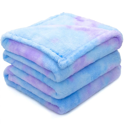 1 pc Fleece Throw Blanket Cozy Soft Lightweight Blankets Warm Plush Blanket