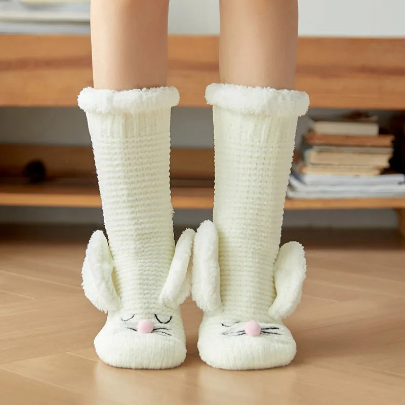 Warm Cozy Fuzzy Fluffy Cozy Socks Non Slip Floor Socks Thick Thermal Socks