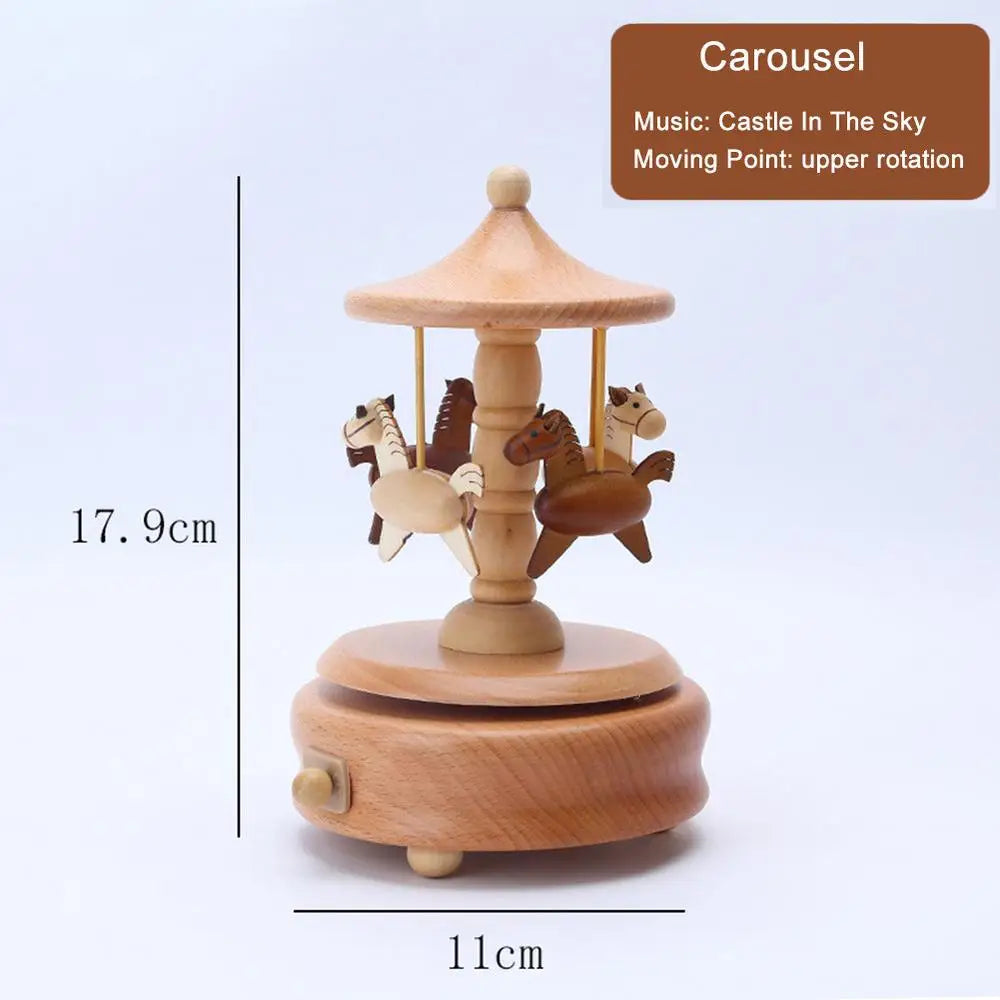 Wind Up Musical Box Wooden Music Box Wood Crafts