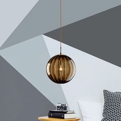 Glass LED Pendant Lighting Retro Hanging Lamp